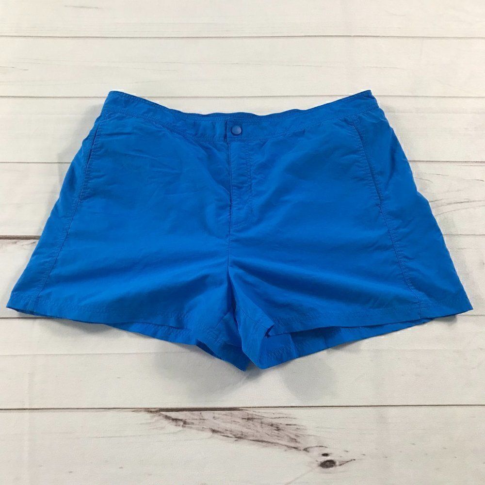 Land's End Blue Cargo Shorts Women 12